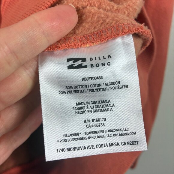 NEW Billabong Women’s Rhythm Hooded Sweatshirt Size Large Streetwear - Picture 4 of 6